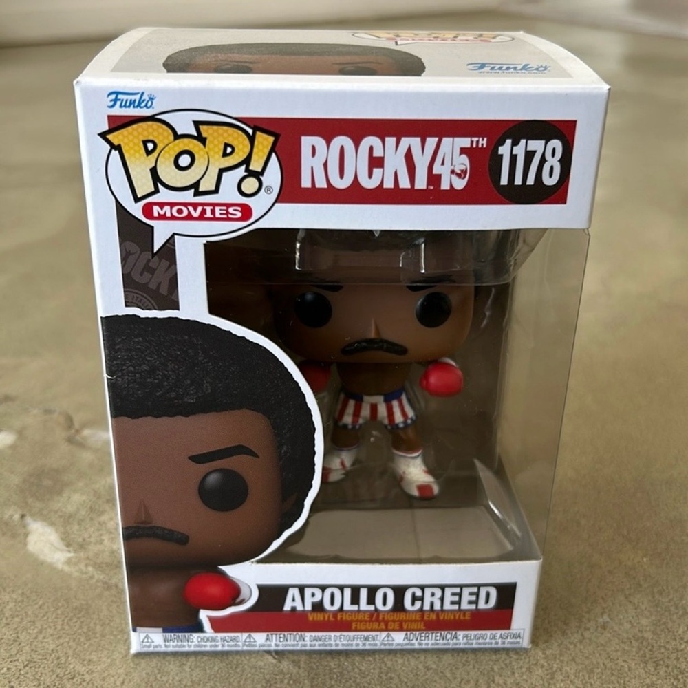 Funko Apollo Creed Vinyl Figure - Black, Red, White